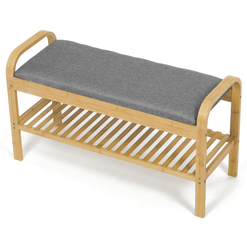 Botník, bambus, přírodní, DR-N1016 GREY2