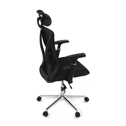 Kancelářská židle, synchronní mechanismus, černá síťovina, KA-S258 BK