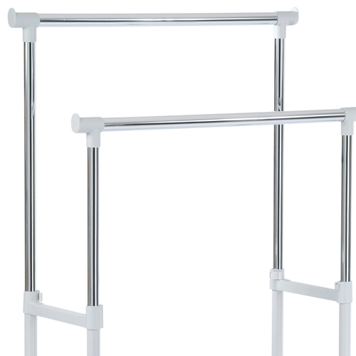 Stojan na šaty, plast, bílá, 83488 WT