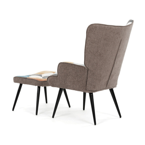 Relaxační křeslo, vícebarevná, látka, AK-303 PW2