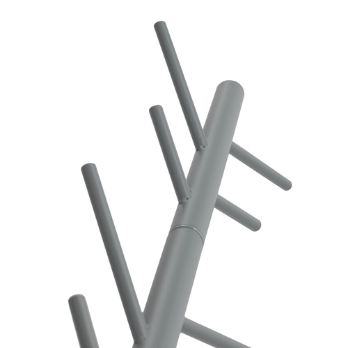 Věšák, kov, šedá, 80001-44 GREY