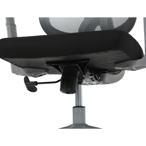 Kancelářská židle, houpací mechanismus, šedá, KA-K2081 GREY