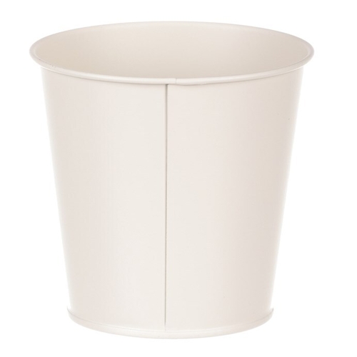 Obal kovový - motiv včelky, barva krémová