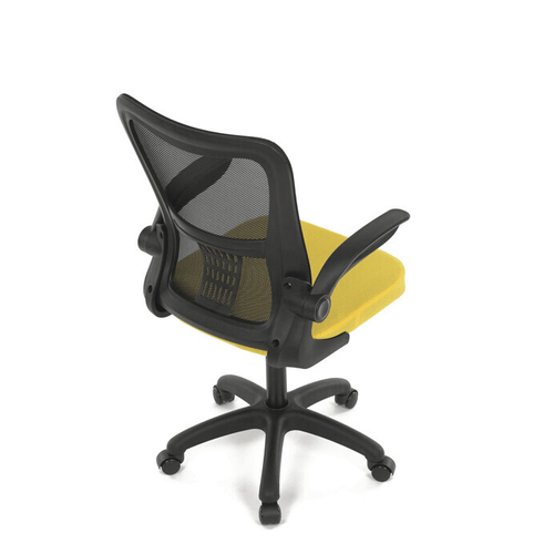 Dětská židle, houpací mechanismus, žlutá síťovina, KA-K2006 YEL