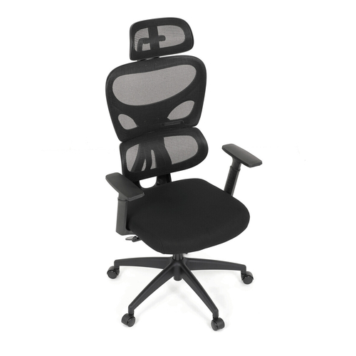 Kancelářská židle, houpací mechanismus, černá, KA-K2080 BK