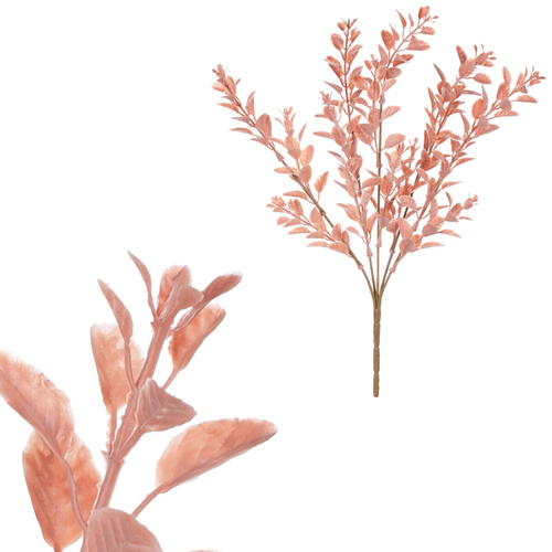 Buxus - umělý trs, barva starorůžová