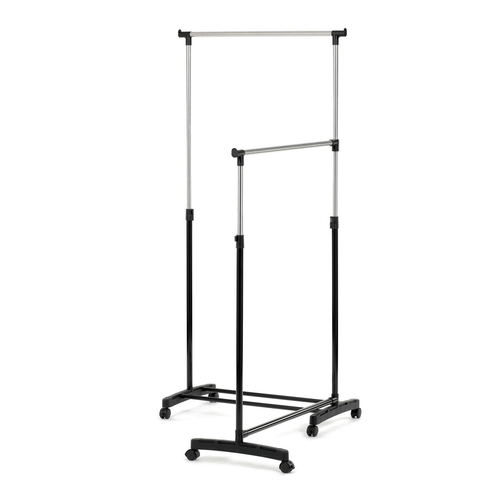 Stojan na šaty, plast, černá, GD-174 BK