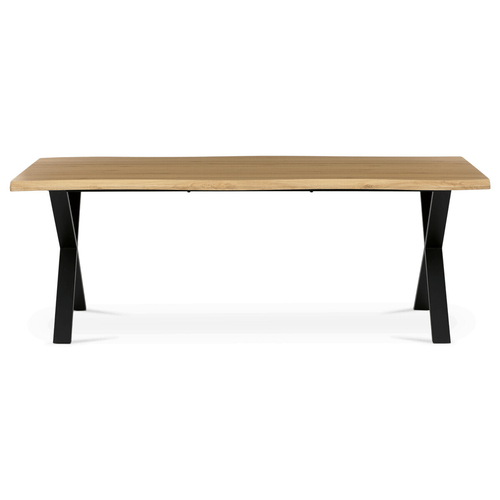 Jídelní stůl 210x100cm, mdf, divoký dub, HT-F4321 OAK