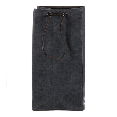 Koš prádelní - látkový, stahovací, modrá barva