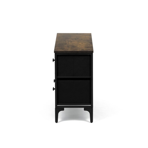 Komoda 103x30x56cm, mdf, vícebarevná, AUK-W2103 BK