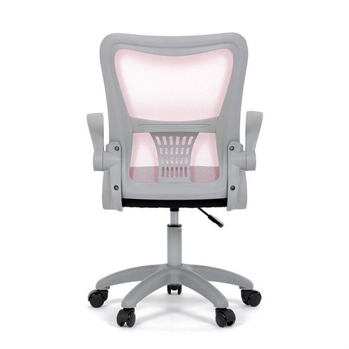 Dětská židle, výškově nastavitelná, růžová síťovina, KA-K2008 PINK