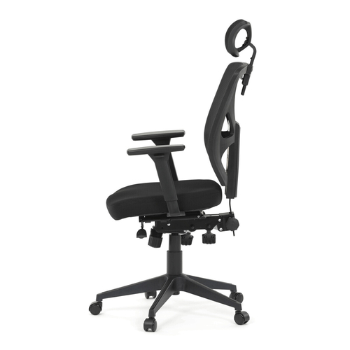 Kancelářská židle, asynchronní mechanismus, černá, KA-Q8250 BK