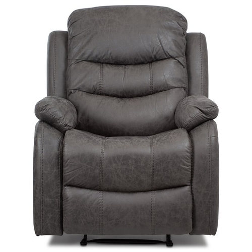 Polohovací křeslo, šedá, látka, TV-4086 GREY