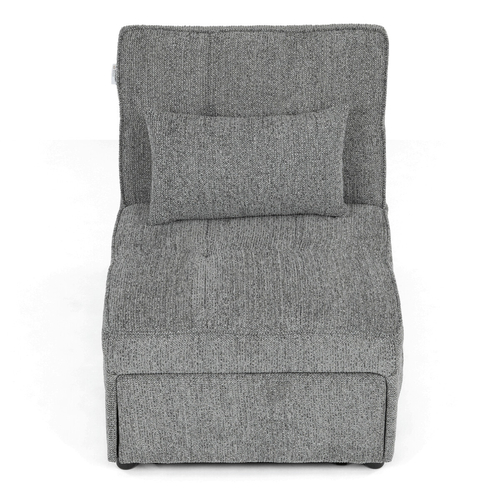 Rozkládací křeslo, šedá, látka, ASB-C3210 GREY2
