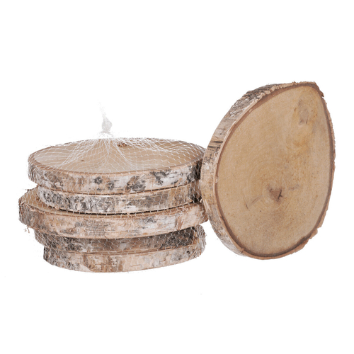 Březové kolečko - přírodní, cena za balení (6 ks)