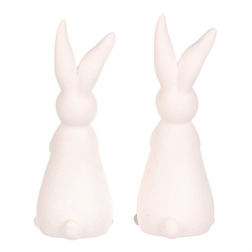 Zajíc s vajíčkem - porcelán, větší, mix 2 druhů, cena za 1 ks