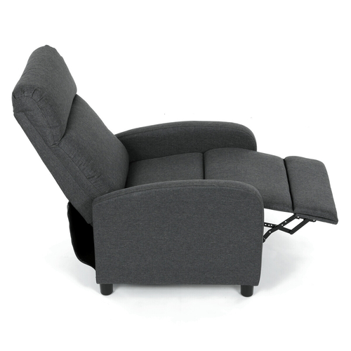 Polohovací křeslo, šedá, látka, TV-W3397 GREY2