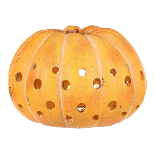 Dýně kulatá s otvory - magnesium, velká, žlutá