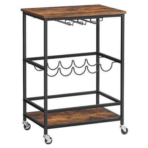 Pojízdný úložný vozík hnědá, APV-E1187 OLW