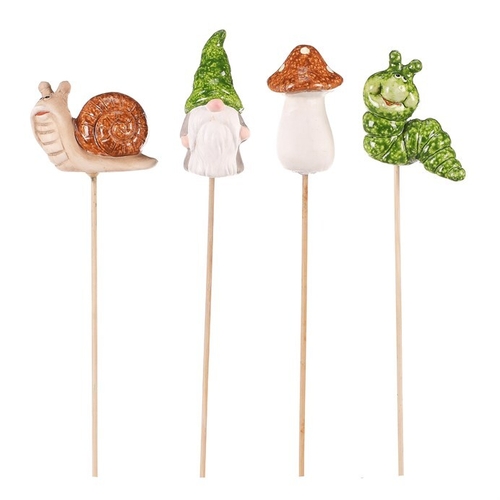 Keramika na špejli, mix 4 druhů, cena za 1 ks