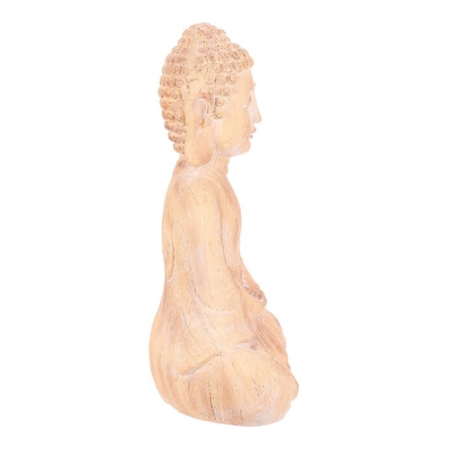 Buddha - zahradní figurka, magnesium, imitace dřeva