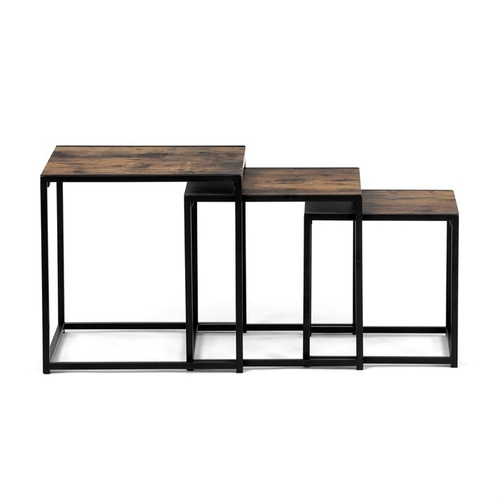 Konferenční stolek 45x45x45cm, mdf, old wood, AF-3003 OLW