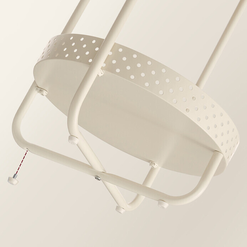 Odkládací stolek 40x40x55cm, mdf, bělený dub, AKF-E1015 CRM