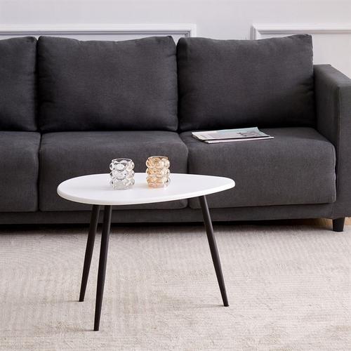 Odkládací stolek 60x40x45cm, mdf, bílá, AF-3011 WT