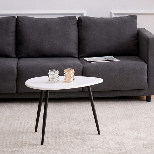 Odkládací stolek 60x40x45cm, mdf, bílá, AF-3011 WT