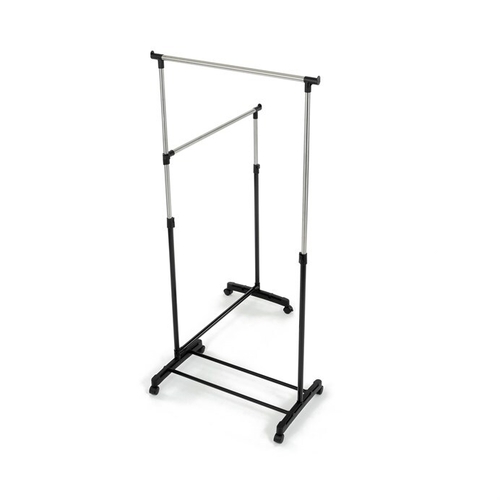 Stojan na šaty, plast, černá, GD-174 BK