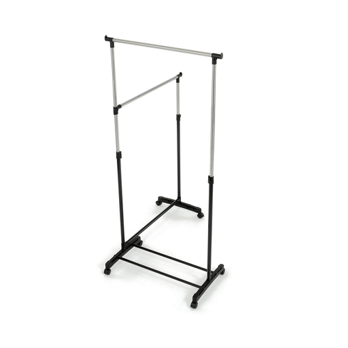 Stojan na šaty, plast, černá, GD-174 BK