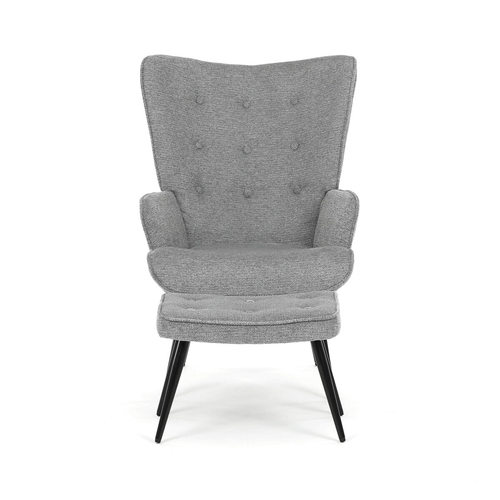 Relaxační křeslo, šedá, látka, AK-303 GREY2