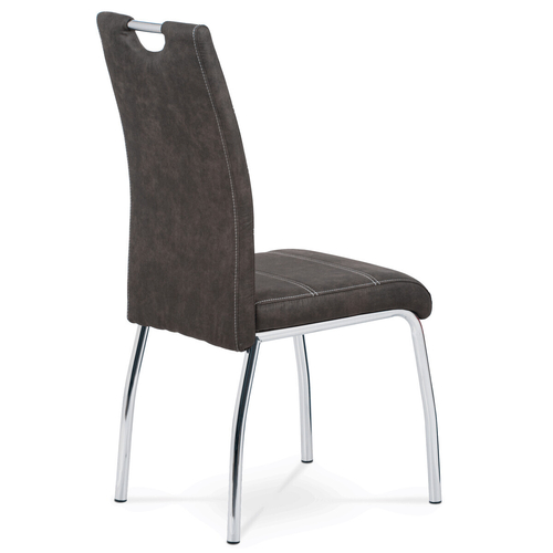 Jídelní židle, šedá, látka vintage, HC-486 GREY3