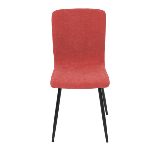 Jídelní židle, červená, manšestrová látka, DCL-964 RED2