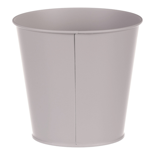 Obal kovový - motiv ptáčka, barva šedá