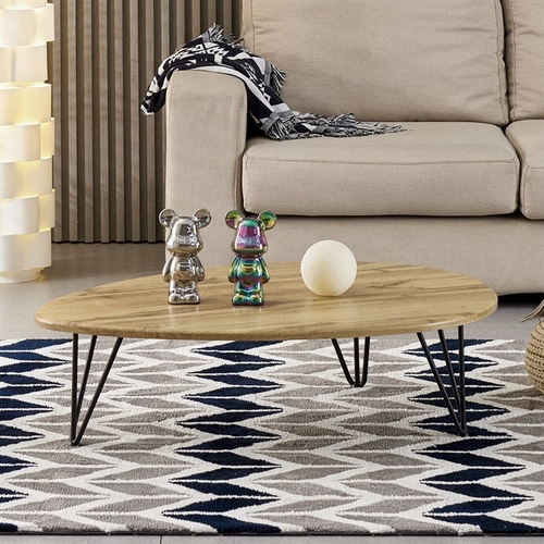 Konferenční stolek 94x69x25cm, mdf, divoký dub, AF-3013 OAK