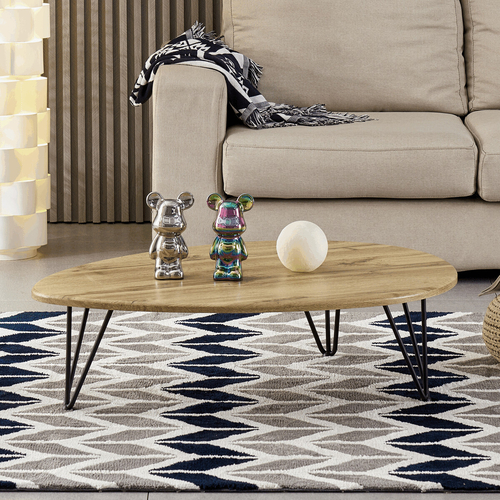 Konferenční stolek 94x69x25cm, mdf, divoký dub, AF-3013 OAK