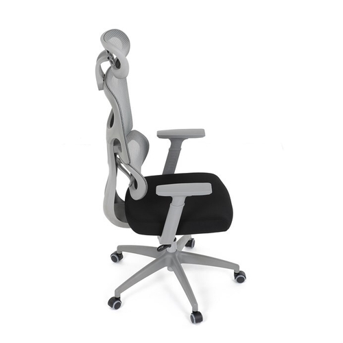 Kancelářská židle, houpací mechanismus, šedá, KA-K2081 GREY