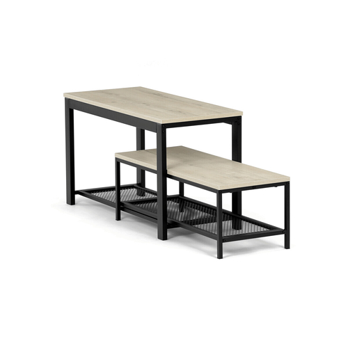 Botník, mdf, přírodní, ABO-W2124 SON