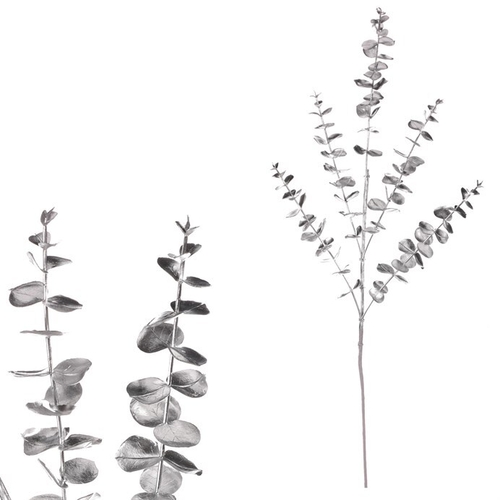 Eukalyptus - umělá větev, barva stříbrná