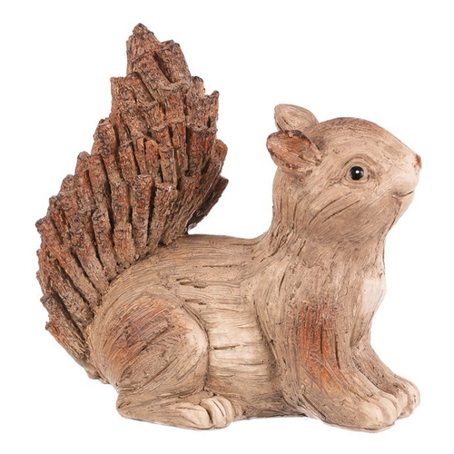Veverka - polyresinová figurka, béžovo-hnědá