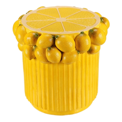 Taburet citrónový - větší, magnesium, barva žlutá
