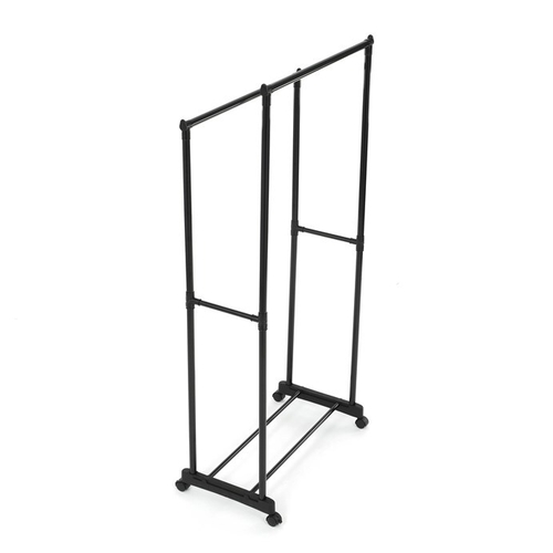 Stojan na šaty, kov, černá, GD-164 BK