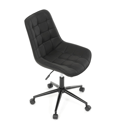 Pracovní židle, výškově nastavitelná, černá látka, KA-V3120 BK3
