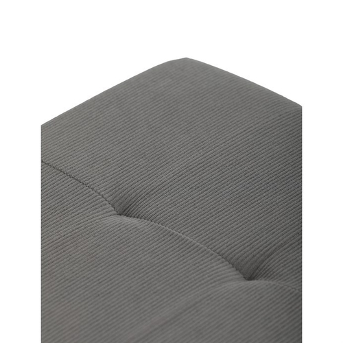 Taburet s úložným prostorem, šedá, manšestrová látka, TAB-472 GREY6