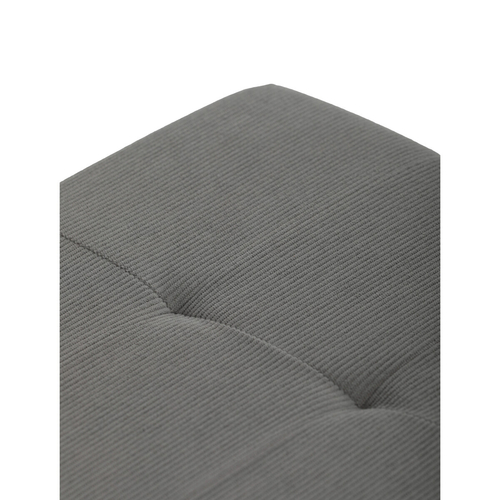 Taburet s úložným prostorem, šedá, manšestrová látka, TAB-472 GREY6