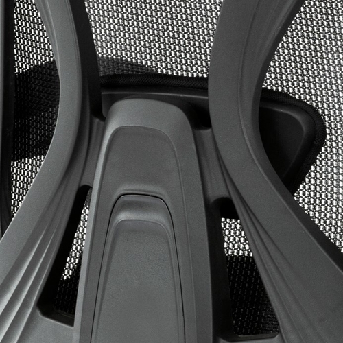 Kancelářská židle, houpací mechanismus, černá síťovina, KA-Y309 BK
