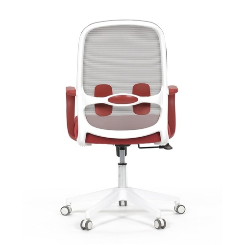 Kancelářská židle, houpací mechanismus, červená látka, KA-S425 RED