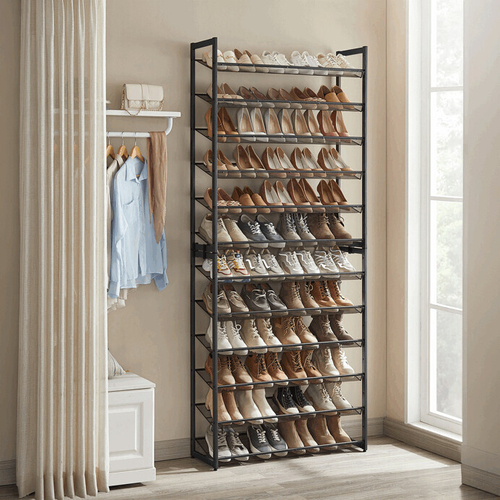 Botník, kov, černá, ABO-E1112 WT