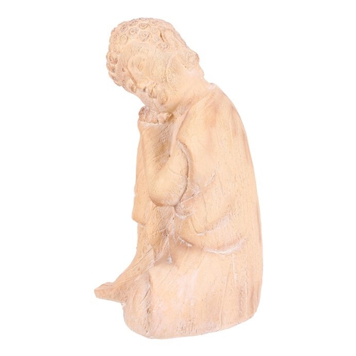 Buddha - zahradní figurka, magnesium, imitace dřeva